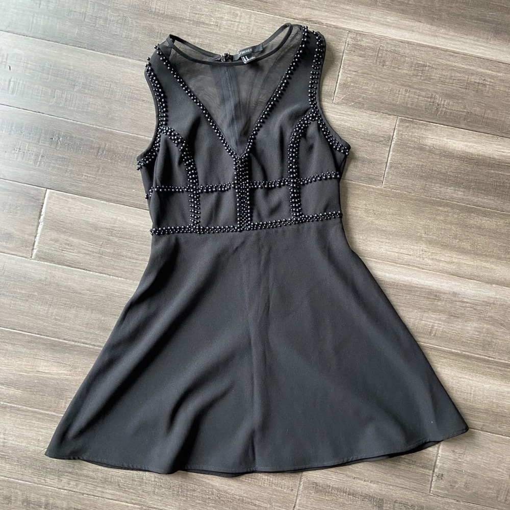 Black beaded dress